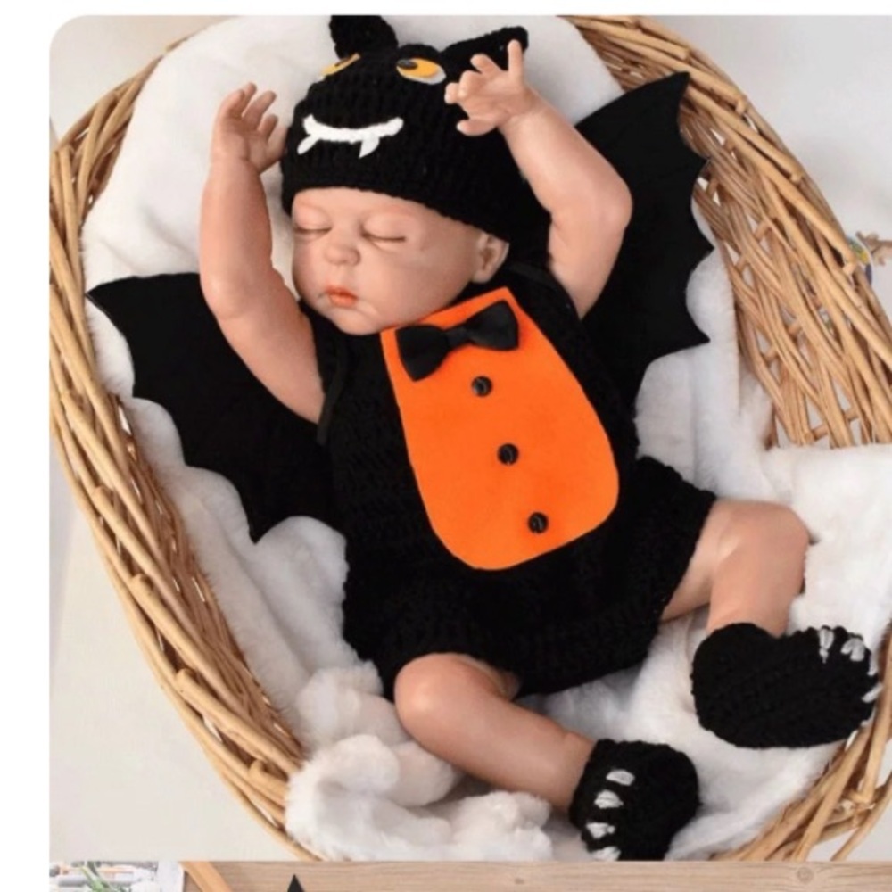 🆕 Infant Halloween Bat Costume, 6-12 months